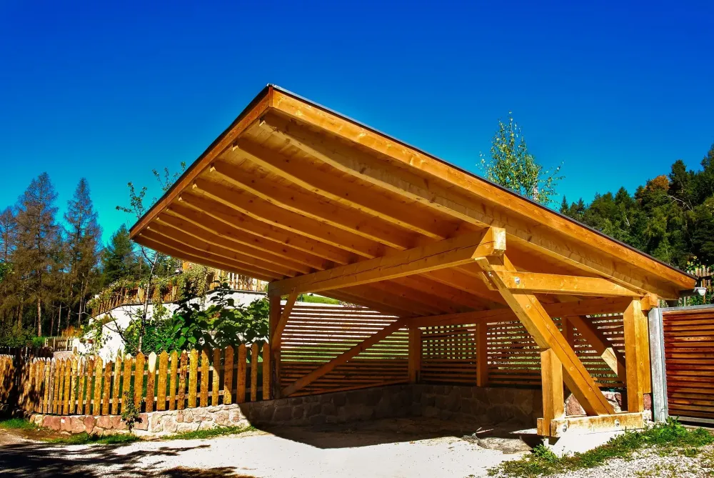 Carport en bois